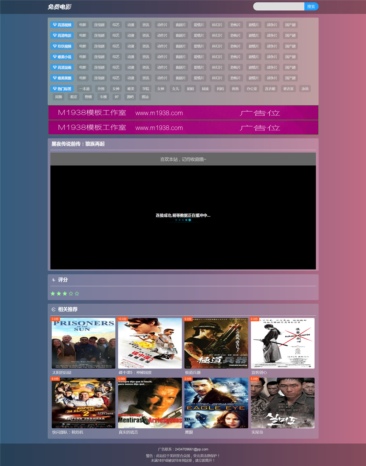 页面加载中····