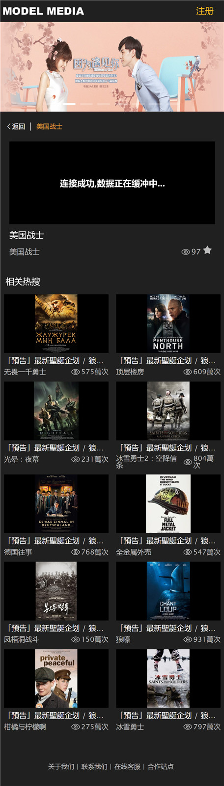 页面加载中····